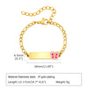 Stainless Steel Personalized Name Bracelet Anniversary Corrosion Drop Rubber Bend Bracelet,A Gift of Love from Parents - Image 11