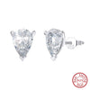 Orsa Jewels Cubic Zirconia Stud Earrings Silver Shiny CZ Daily Zirconia Stud Earrings - Image 7