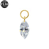 High-quality ASTM Titanium Classic Pear-cut Zirconia Accessory Charm Earrings Jewelry Items - Image 14