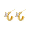 heart jewelry sets Cubic zirconia heart connector bracelet for women Brass necklace party Jewelry - Image 15