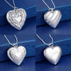 925hot Silver color Photo Frame Pendant Necklace Snake Chain For Woman Charm Wedding Jewelry ColorLN072 - Image 2
