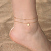 Stainless Steel Anklets for Women Sun Flower Leaves Moon Star Foot Bracelet Jewelry Summer Beach Accessories - Image 27