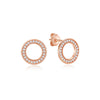 Infinity and Heart Stud Piercing Earrings with Crystal Accents - Image 19
