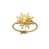 White Zircon Flower Leaf Shape Stainless Steel Rings For Women Adjustable Aesthetic Wedding Ring Light Female Jewelry Bff - Image 23