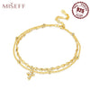 Miseff Silver Anklet Sea Shell Star Tassel Chain Anklet Leg Bracelets Bodychain Summer Beach Jewelry Gift - Image 10