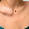 Boho Sweet Simple Clavicle Collar Women Gold Color Metal Cherry Pendant Romantic Necklaces Girls Gift Jewelry - Image 4
