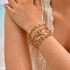 Chunky Toggle Link Chain Bracelet in Stainless Steel - Image 2