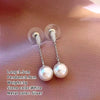 Light Small Tassel Pearl Earrings Jewelry Round Face Suitable Ear Accessories For Womens and Girls Gift - Image 8