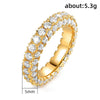 Promise Wedding Ring for Women Micro Paved Cubic Zirconia Simple Versatile Engagement Proposal Ring Party Jewelry - Image 6