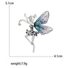 Enamel Ballerina Brooches for Women Pearl Elf Pins Rhinestone Girls Banquet Party Backpack Gift Jewelry Accessories - Image 8