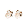 ladies number 5 camellia earrings asymmetrical pearl earrings women's studs - Image 5
