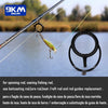Black Sea Fishing Rod Guide Repair Kit Casting Tip Eye Rings Sets Stainless Steel Building 10 20pcs Freshwater Saltwater Fishing - Image 4
