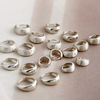 Silver Matte Minimalism Unisex Huggies Ear Hoops Earrings for Women Gothic Piercing Men's Jewelry - Image 5