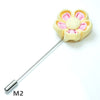 Handmade Men's Brooches Floral Lapel Pin for Men Suit Long Needle Fabric Mushroom Flower Brooch Pins for Wedding Women Jewelry - Image 8