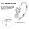 Silver Ring Sparking Rose Fire Dragon Firefly Open Rings For Women Girls Birthday Anniversary Party Gifts - Image 8