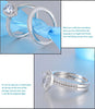 Teardrop Cubic Zirconia Ring Set in Clear or Pink with US Sizes 5 to 9 - Image 4