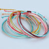 Boho Women Handmade Woven Multilayer Anklet Weaving Bracelet On The Leg Braid Rainbow Thread Rope Beach Barefoot Foot Jewelry - Image 5
