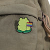Cartoon Frog Enamel Pins Cute Mushroom Music Frog Animal Brooch Backpack Lapel Badge Jewelry Gift for Friends - Image 3