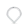 1Pc Titanium Hinged Segement Nose Ring Hoop Earrings for Women Heart Star Cartilage Helix Piercing Ear Tragus Piercing Jewelry - Image 9