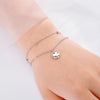 Cazador Four Leaf Clover Bracelet for Women Stainless Steel Lucky Jewelry Double Chain Bracelet on Hand Birthday Gift - Image 4