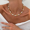 Creative Irregular Plastics Beads Chain Necklace for Women Vintage Imitation Pearl Choker Wed Bridal Neck Jewelry Gift - Image 1