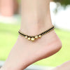 Bohemian Ankle Bracelets for Women Teen Girls, Handmade Anti Vintage Stone Beaded Chain Bells Anklet Foot Jewelry - Image 2