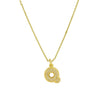 Full Zircon Mini A-Z Letter Pendant Neckalce Stainless Steel Chubby Balloon Initial Alphabet Gold Plated Choker Jewelry - Image 10