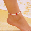 Simple Cute Flowers Anklet for Women Summer Colorful Seed Beaded Bracelet On The Leg Beach Party Foot Jewelry - Image 7
