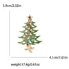 Christmas Rhinestones Star Tree Brooches for Women Unisex Classic Corsage Pins Office Party Friend Gifts Jewelry Accessories - Image 14