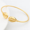Cuff Bracelet For Women Party Dubai Shell Shape Bangles Gold Color Map of Africa Jewelry Accessories Anniversary Gifts - Image 6