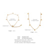 Stainless Steel Simple Summer Anklet Necklace Jewelry Set Water Drop Pendant Chic Chain Necklace Gift - Image 6