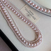 Pearl Bead Necklace in 6 mm 8 mm or 10 mm Sizes - Image 3