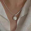 Pearl-Accent Pendant Necklace with Fine Chain and Multiple Designs - Image 8