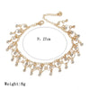 Summer Beach Foot Chain Jewelry For Women Gold Silver Color Shiny Rhinestones Ankle Bracelets Anklet - Image 4