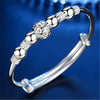 Charms Silver Bracelets For Women Adjustable Twisted Woven Bangle Bracelet Party Wedding Jewelry - Image 11