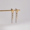 Mixed Color Long Tassel Earrings For Women Minimalist Gold Plated Stainless Steel Earrings Jewelry Gift - Image 4