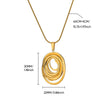 Pendant Necklace with Textured Chain and Multiple Charm Designs - Image 29