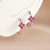 6/8/10mm Stainless Steel Zircon Flower Hoop Earring Small Gold Color Circle Hoops Huggie Piercing Earring Jewelry - Image 38