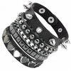4Pcs/Set Gothic Punk Rock Square Rivet Bracelet Daily and Party Gothic Tassel Metal Chain Accessories Valentine's Jewelry Gift - Image 11