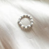Elegant Freshwater Pearl Ring With Stainless Steel Beads Handmade Wedding Rings For Women Girls - Image 15