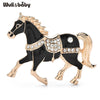 Tang Dynasty Enamel Running Horse With Saddle 4 Colors Brooch Pins Zodiac Animal Badge Jewelry Gift - Image 7