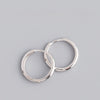 Geometric Hoop Earrings 12mm 14mm or 18mm - Image 7