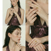 Size 6789 Stainless Steel Flower Simple Ring Gold Color Pvd Plated Spring Summer Chic Finger Jewelry - Image 3