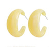 FishSheep Acrylic C Shape Hoop Earrings For Women Korean Colorful Geometric Resin Circle Earrings Jewelry - Image 7
