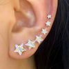 1PC Stainless Steel Mini Zircon Star Cartilage Piercing Stud Earring For Women Helix Tragus Earring Women's Body Jewelry - Image 2