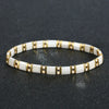Adjustable Tila Bead Bracelet with Metal Chain and Multiple Color Patterns - Image 3