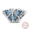 Silver Charm Beads Glowing Luminous Firefly Butterfly Pendant for Bracelet Charm Jewelry - Image 32