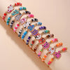 12Pcs/set Unicorn Cat Flower Charm Elastic Handmade Beaded Bracelets for Women Girls Birthday Party Jewelry Friendship Gift - Image 13