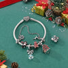 Silver Charm Pendant Christmas Stocking Cat Gingerbread Man Reindeer Bead Fit Bracelet Bangle Woman Jewelry - Image 2