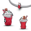 Silver Christmas Charms Santa Reindeer Sleigh Bell Gingerbread Tree Stocking Candy Cane Pendant Fit Bracelet Jewelry Gift - Image 46